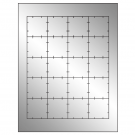 1.75" x 1.75"  Sheet Label