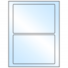 7" x 4.875"  Sheet Label