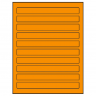 7.5" x 0.75"  Sheet Label