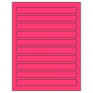 7.5" x 0.75"  Sheet Label