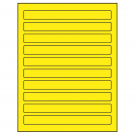 7.5" x 0.75"  Sheet Label