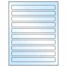 7.5" x 0.75"  Sheet Label