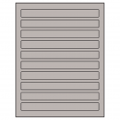 7.5" x 0.75"  Sheet Label