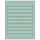 7.5" x 0.75"  Sheet Label