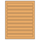 7.5" x 0.75"  Sheet Label