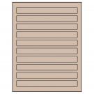 7.5" x 0.75"  Sheet Label