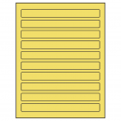 7.5" x 0.75"  Sheet Label