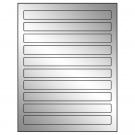 7.5" x 0.75"  Sheet Label