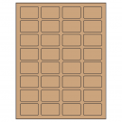 1.75" x 1.125"  Sheet Label