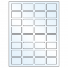 1.75" x 1.125"  Sheet Label