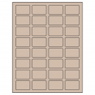 1.75" x 1.125"  Sheet Label