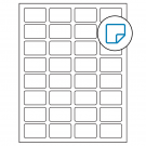 1.75" x 1.125"  Sheet Label