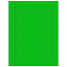 0.875" x 0.5"  Sheet Label