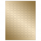 0.875" x 0.5"  Sheet Label