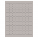 0.875" x 0.5"  Sheet Label