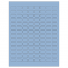 0.875" x 0.5"  Sheet Label
