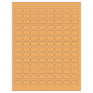 0.875" x 0.5"  Sheet Label