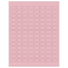 0.875" x 0.5"  Sheet Label