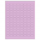 0.875" x 0.5"  Sheet Label