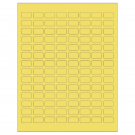 0.875" x 0.5"  Sheet Label