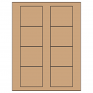 2.75" x 2.5"  Sheet Label