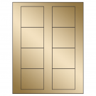 2.75" x 2.5"  Sheet Label