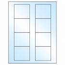 2.75" x 2.5"  Sheet Label