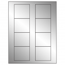 2.75" x 2.5"  Sheet Label