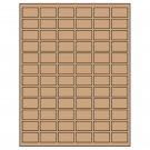 1.25" x 0.75"  Sheet Label