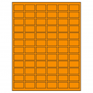 1.25" x 0.75"  Sheet Label