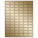 1.25" x 0.75"  Sheet Label