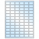 1.25" x 0.75"  Sheet Label