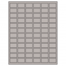 1.25" x 0.75"  Sheet Label