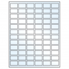 1.25" x 0.75"  Sheet Label