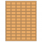 1.25" x 0.75"  Sheet Label