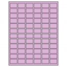 1.25" x 0.75"  Sheet Label