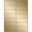 4" x 1.4375"  Sheet Label