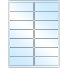 4" x 1.4375"  Sheet Label