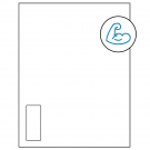 1.125" x 2.6875"  Sheet Label