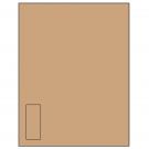 1.125" x 2.6875"  Sheet Label