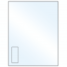 1.125" x 2.6875"  Sheet Label