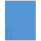 1.125" x 2.6875"  Sheet Label