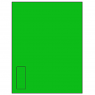 1.125" x 2.6875"  Sheet Label