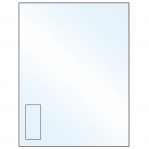 1.125" x 2.6875"  Sheet Label