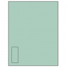 1.125" x 2.6875"  Sheet Label