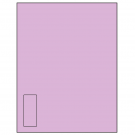 1.125" x 2.6875"  Sheet Label