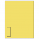 1.125" x 2.6875"  Sheet Label