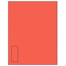 1.125" x 2.6875"  Sheet Label