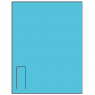 1.125" x 2.6875"  Sheet Label