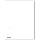 1.125" x 2.6875"  Sheet Label